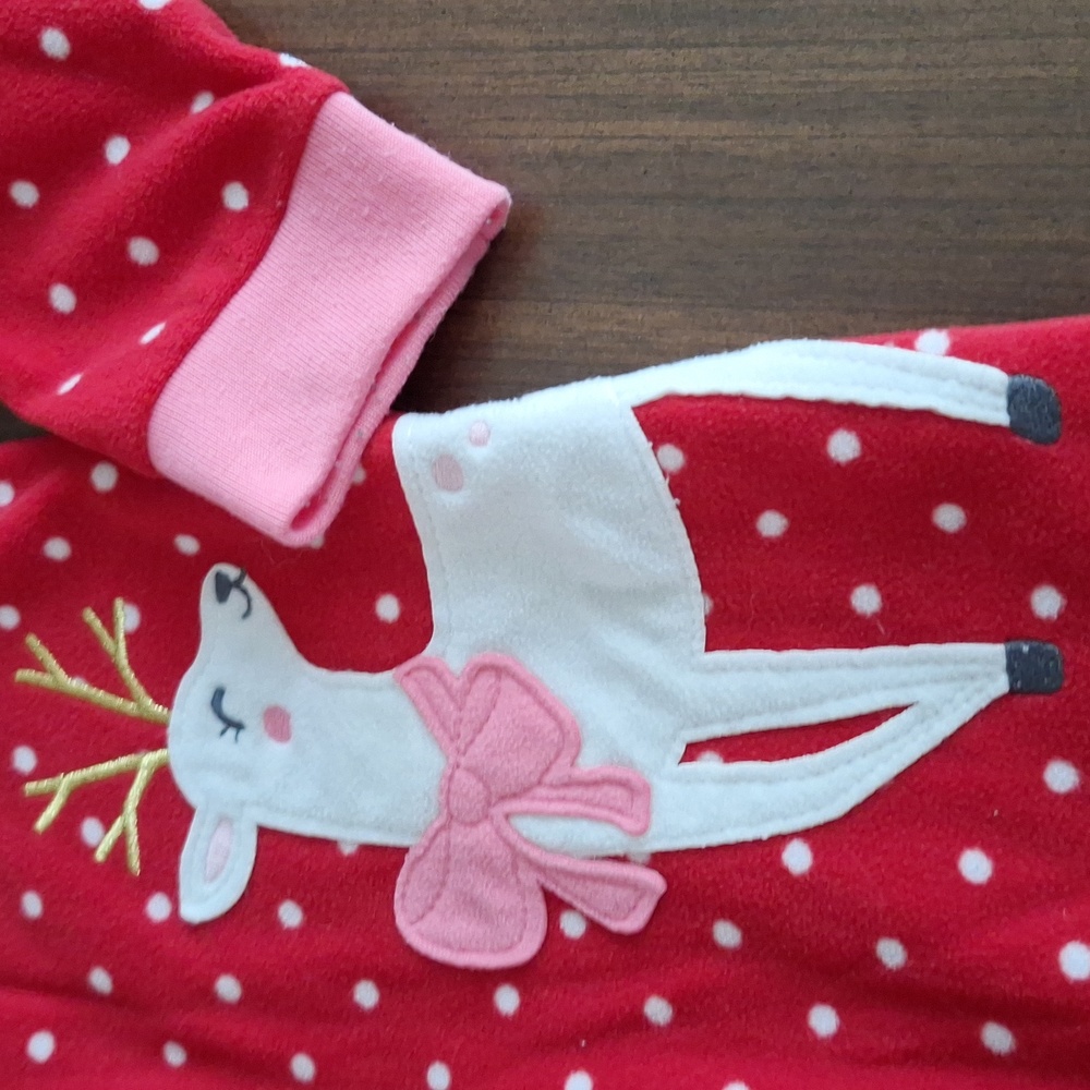 Carters Fleece Sleeper 3T - Picture 4 of 4